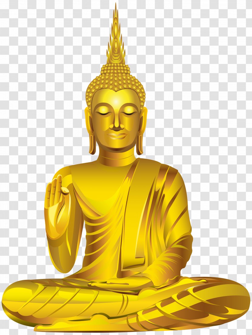 Golden Buddha Gautama Little Buddhism Clip Art Transparent PNG
