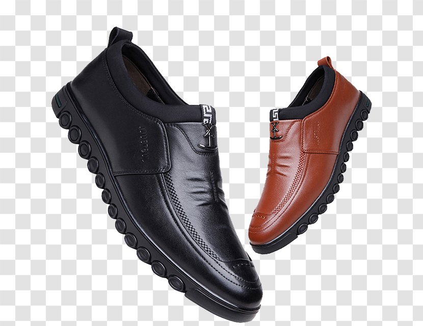 Dress Shoe Leather Boot - Shoes For Men Transparent PNG
