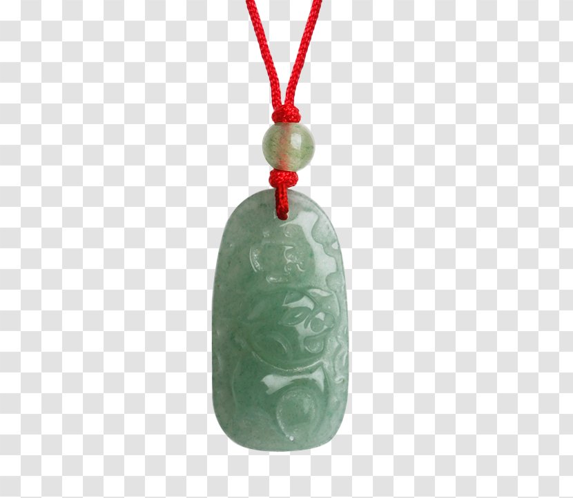 Jade Pendant Necklace Jewellery - Emerald - Stones Zodiac Pig Transparent PNG
