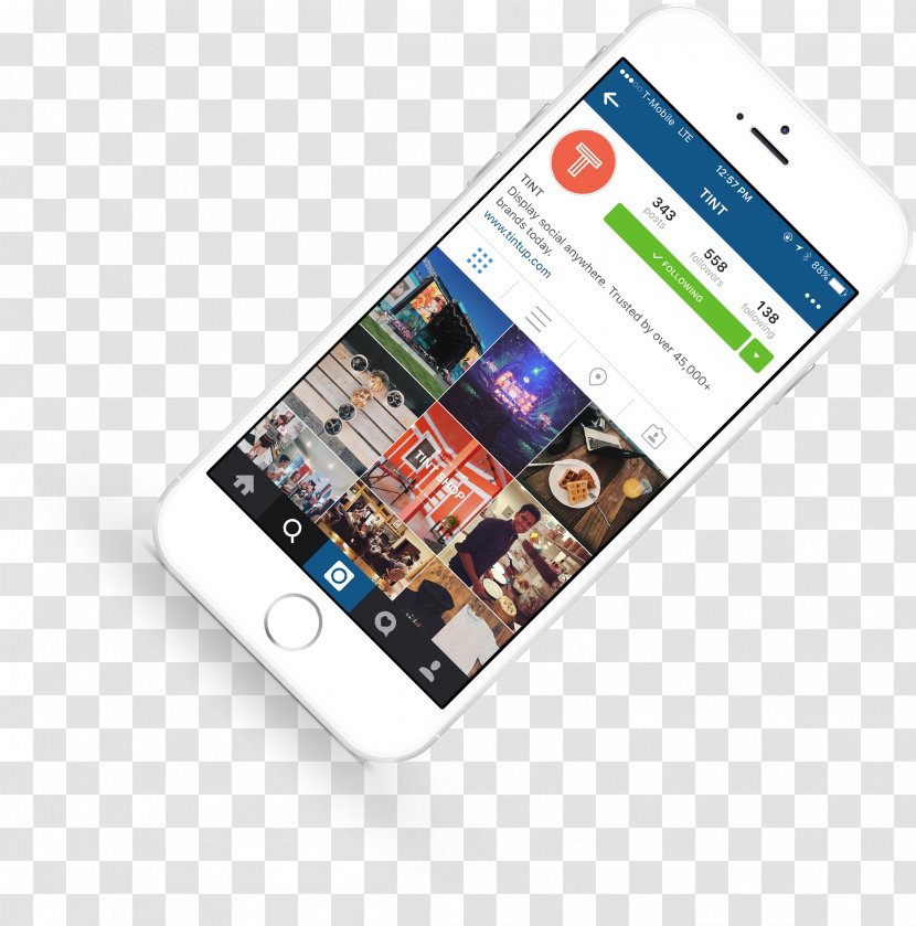 Smartphone Feature Phone Social Media Mobile Phones Instagram - Gadget Transparent PNG