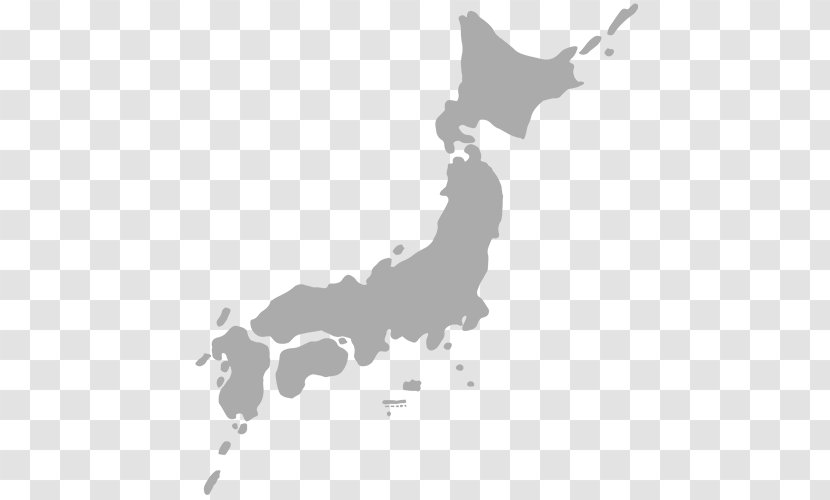 Japan - Black And White - Clear Vision Transparent PNG