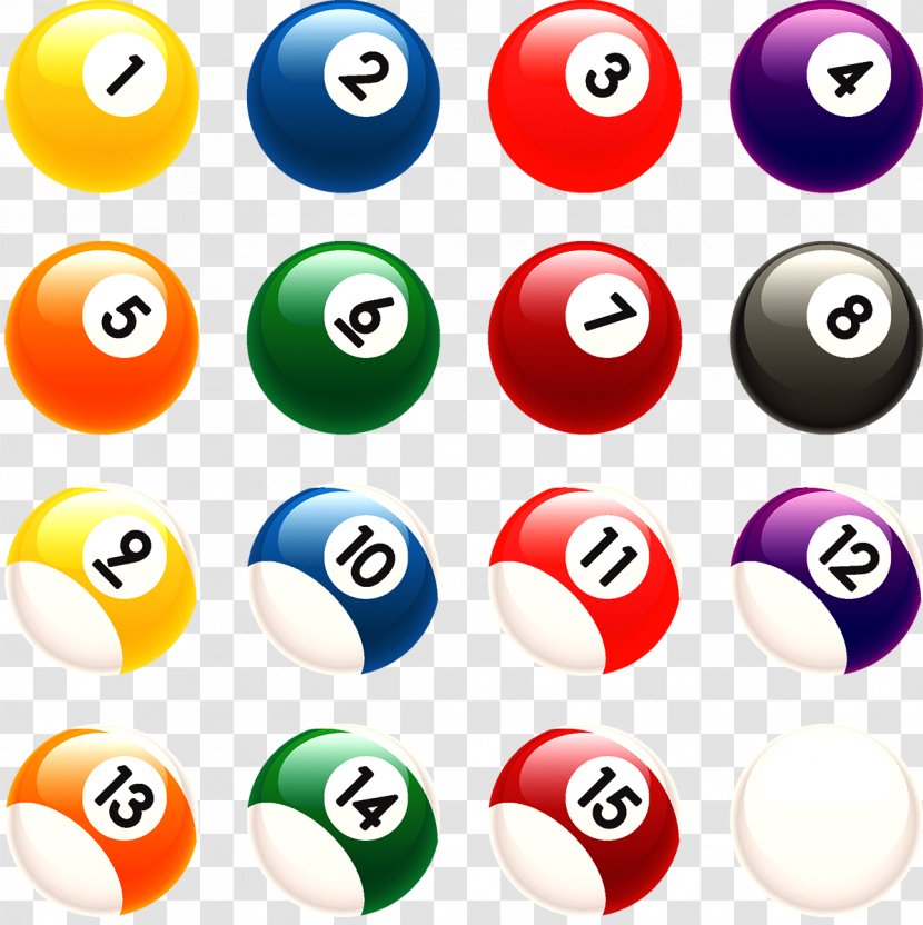 Billiard Ball Pool Billiards Eight-ball - Table Tennis Transparent PNG