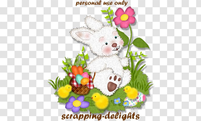 Easter Bunny Rabbit Red Egg - Cut Flowers - Hunter Transparent PNG