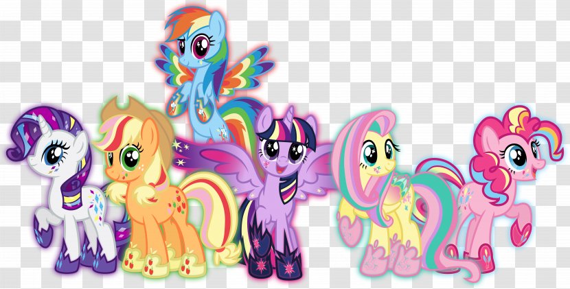 Them's Fightin' Herds Twilight Sparkle Rainbow Dash Applejack Pinkie Pie - Pony - My Little Transparent PNG
