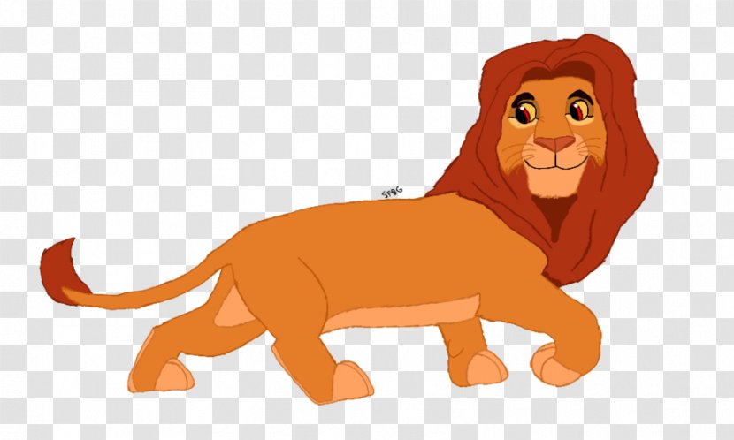 Simba Nala Lion Drawing Art - Heart Transparent PNG