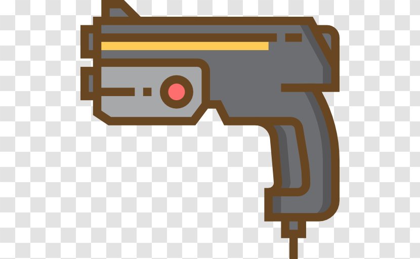Gun Firearm Line Clip Art - Technology Transparent PNG