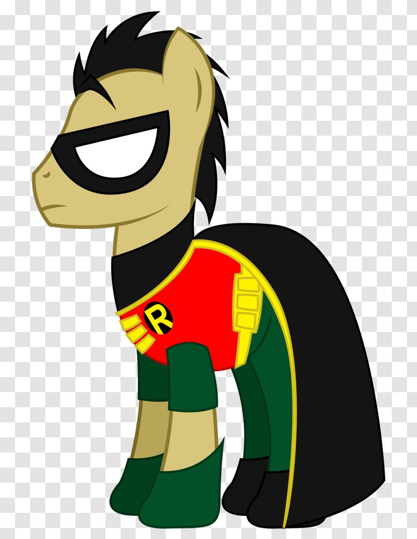 Pony Nightwing Robin Batman Horse - Poison Ivy - Teen Titans Transparent PNG