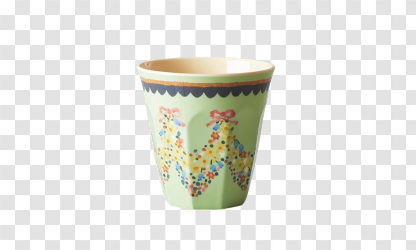 Coffee Cup Sleeve Ceramic Rice A/S Melamine - Mint Flowers Transparent PNG