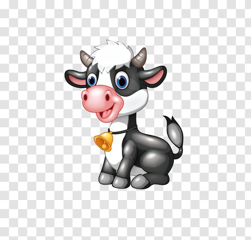 Small Cows With Bells - Cattle - Royalty Free Transparent PNG