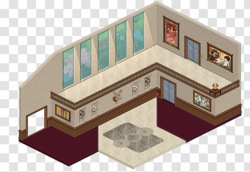 Habbo Desktop Wallpaper Lightpics - Facade - Reception Transparent PNG