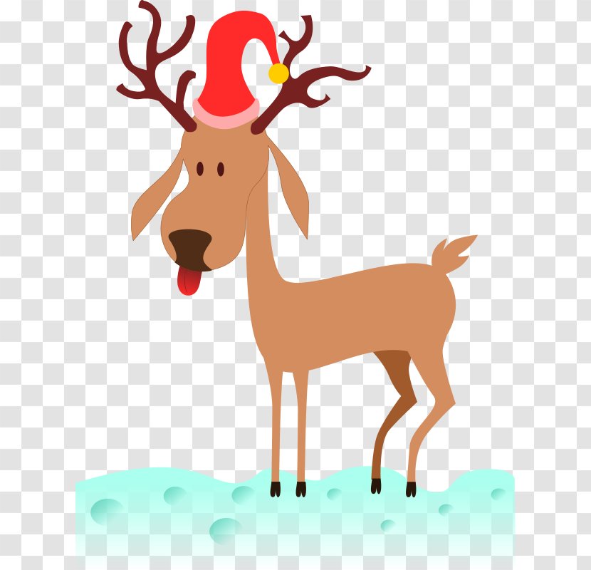 Rudolph Animation Cartoon Clip Art - Moose Clipart Transparent PNG