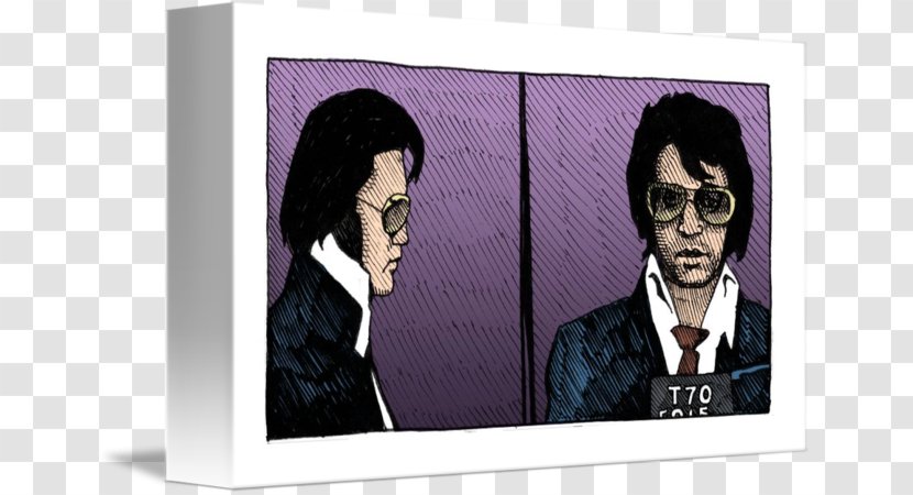 Cartoon Poster - Elvis Presley Transparent PNG