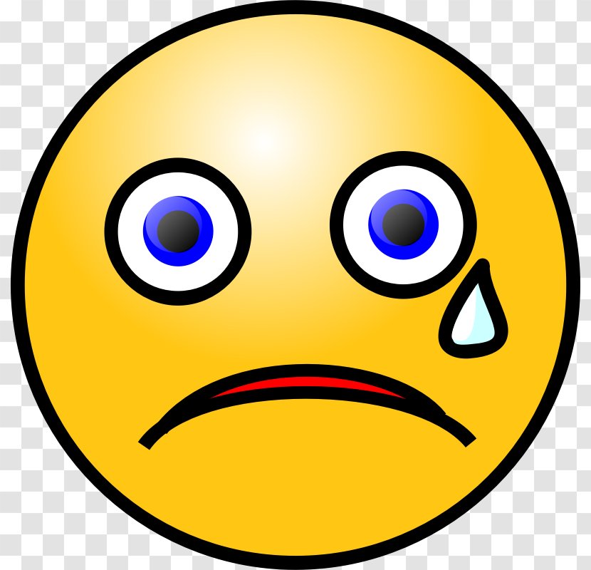 Sadness Smiley Face Crying Clip Art - Happiness - Pictures Transparent PNG