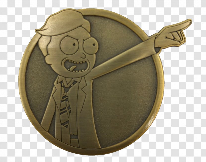 Morty Smith Antique Gold Medal Missouri - Rick And Transparent PNG