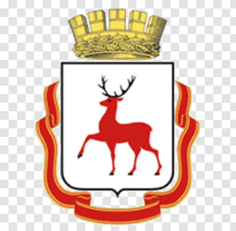 Coat Of Arms Nizhny Novgorod Moscow West Hotel - Reindeer Transparent PNG