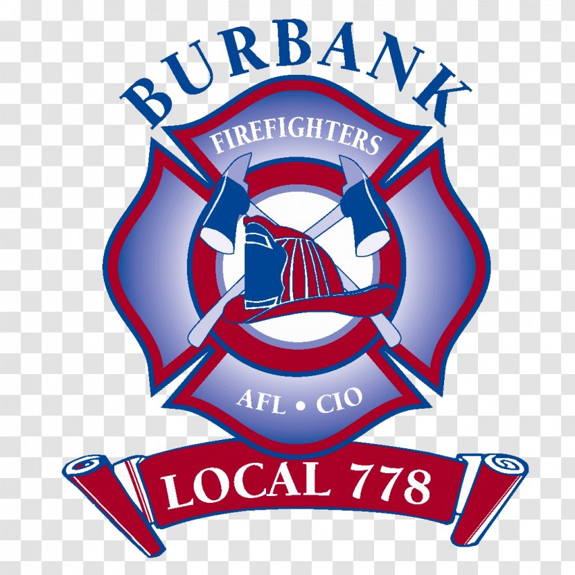 Burbank Firefighters Local 778 City Council Logo - Firefighter Transparent PNG