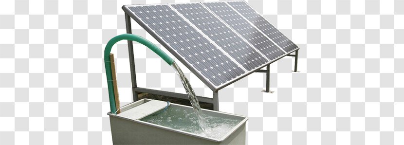 Solar-powered Pump Solar Water Heating Panels Energy Transparent PNG