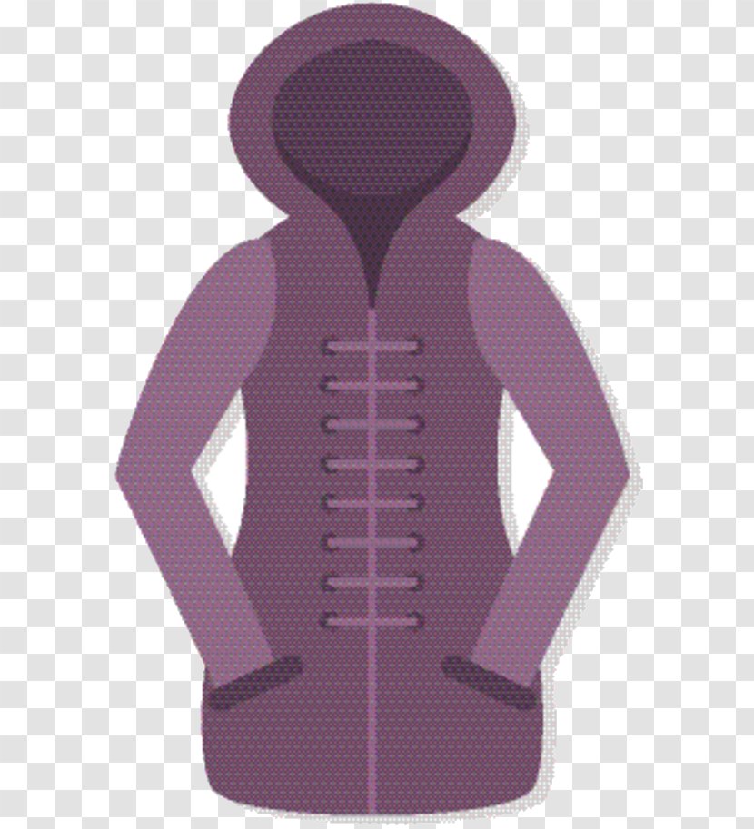 Hoodie Violet Purple Outerwear Hood - Jacket Zipper Transparent PNG