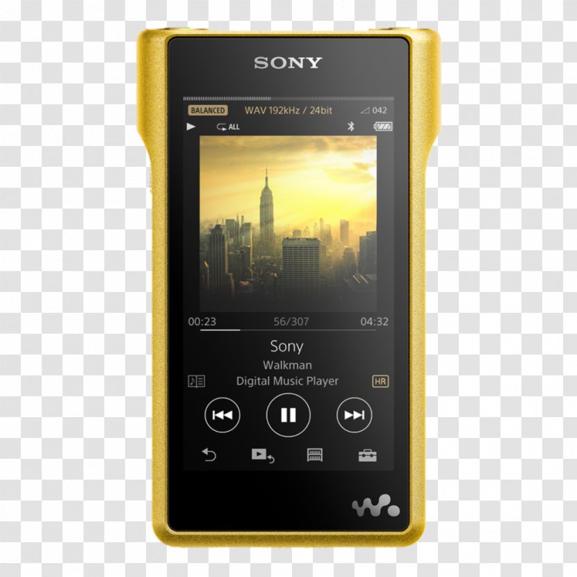 Digital Audio Walkman Sony Portable Player High-resolution - Smaster Transparent PNG