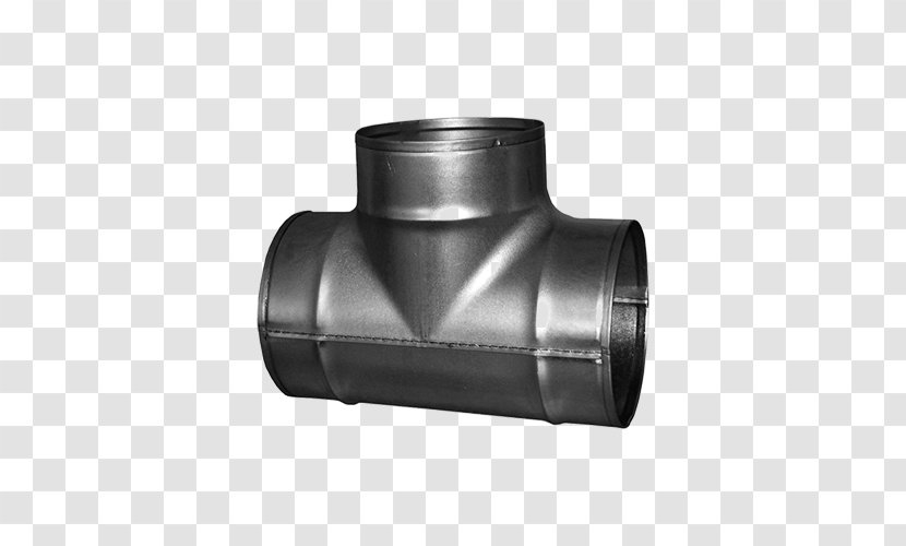 Pipe Trójnik Ventilation Piping And Plumbing Fitting Hydroponics - Basement - Damper Transparent PNG