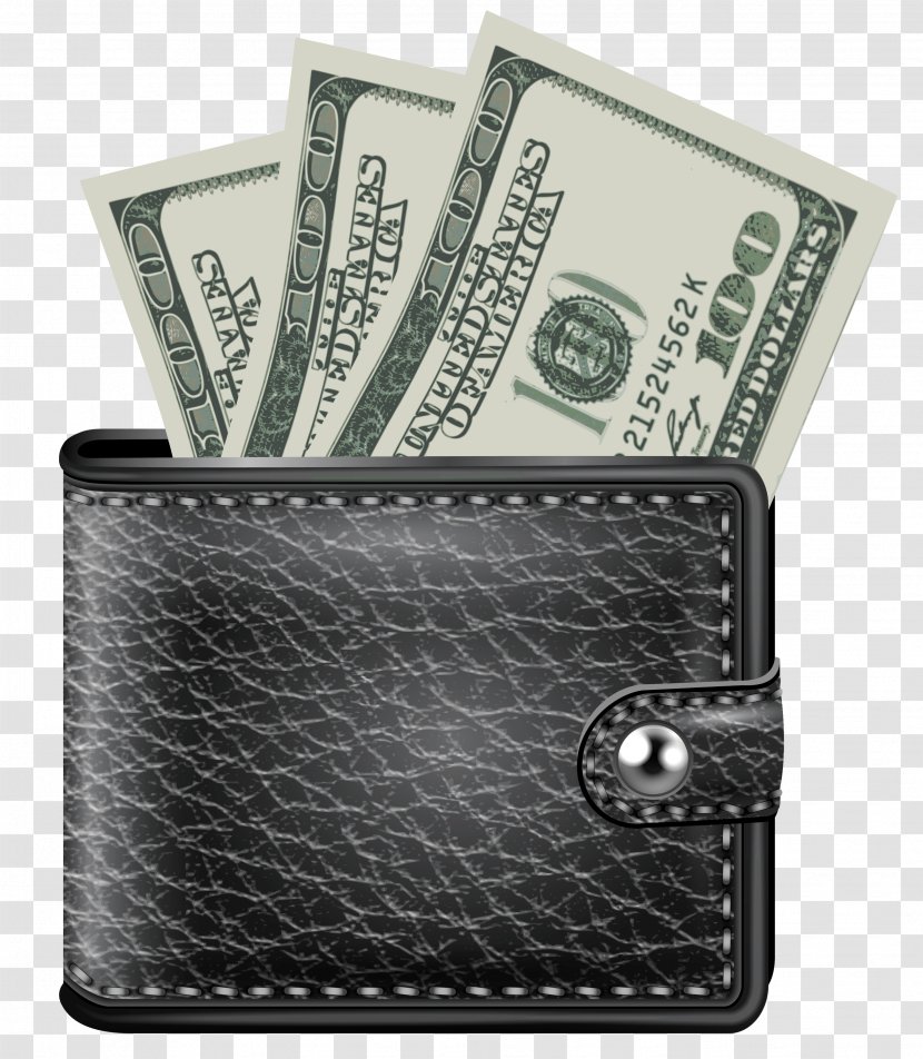 Wallet Money Clip Art - Falling Transparent PNG