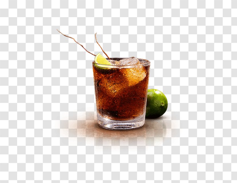 Rum And Coke Cola Black Russian Cocktail Garnish Long Island Iced Tea Transparent PNG