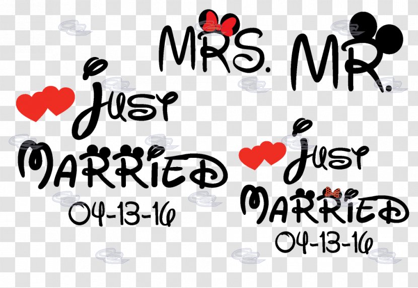 Minnie Mouse Mickey T-shirt Mrs. - Sweater - Married Transparent PNG