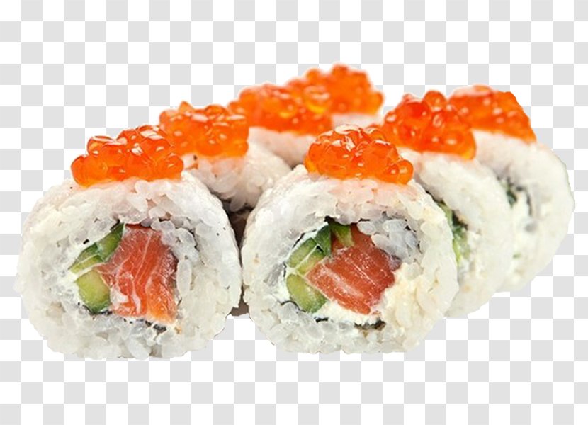 Smoked Salmon Sashimi Makizushi Caviar Sushi - Smoking Transparent PNG