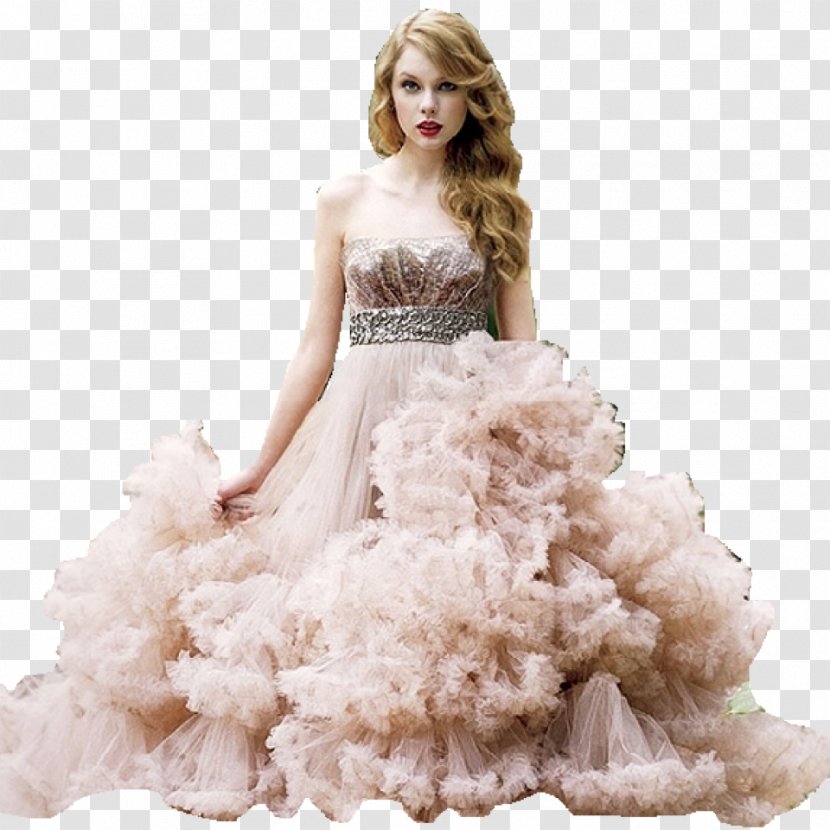 Wedding Dress Wonderstruck Gown Red Carpet - Silhouette - Taylor Swift Transparent PNG