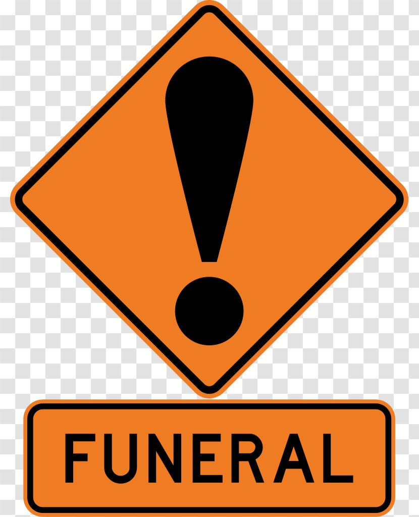 New Zealand Traffic Collision Sign Accident Warning - Symbol - Funeral Transparent PNG