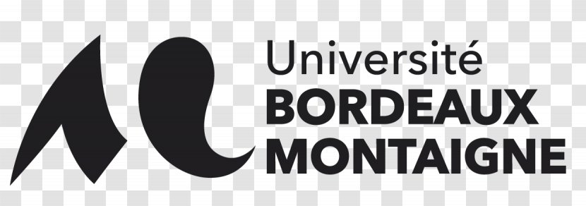 Bordeaux Montaigne University Logo Font Professional Development - Black - Text Transparent PNG