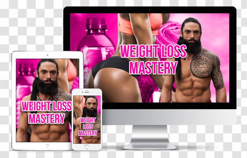 Display Advertising Brand Multimedia Video - Pink - Losing Weight Transparent PNG