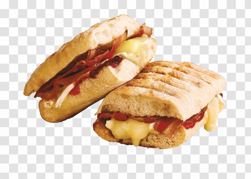 Hamburger Breakfast Sandwich Bacon Panini Cheeseburger - Food - A Cheese Burger Transparent PNG
