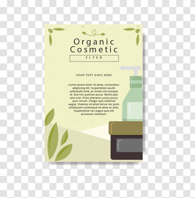 Flyer Cosmetics Natural Skin Care Icon - Brand - Vintage Organic Transparent PNG