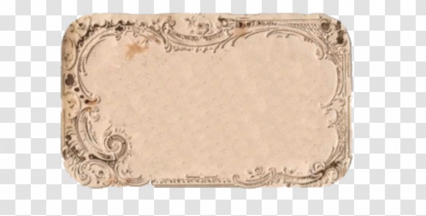 Victorian Era Label Font - Linen Transparent PNG