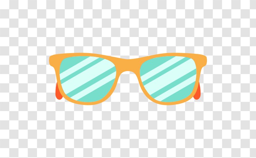 Goggles Sunglasses - Turquoise Transparent PNG