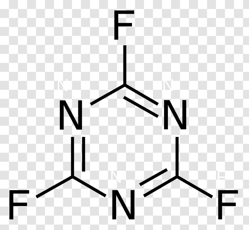 Cyanuric Acid Chemical Compound Fluoride Chemistry Molecule - Tree - Formula Transparent PNG