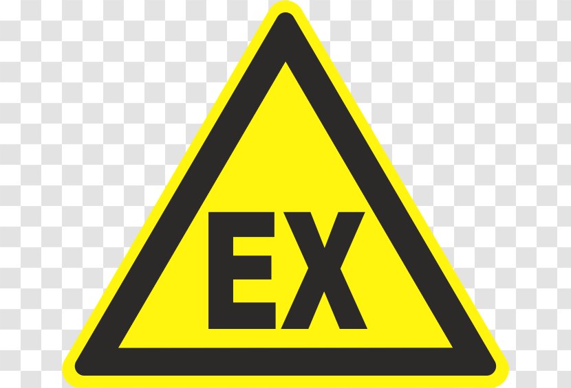 ATEX Directive Warning Sign Hazard Information - Area Transparent PNG