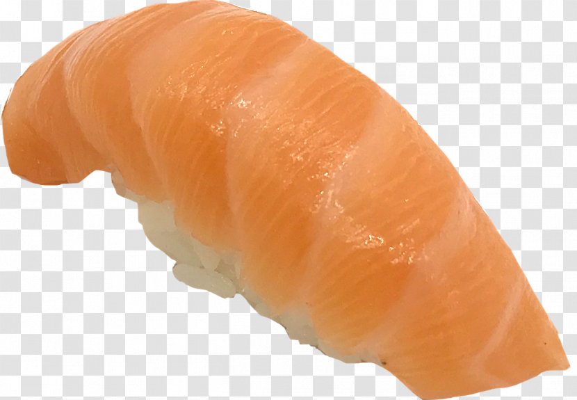 Lox Smoked Salmon Finger - Nigiri Transparent PNG