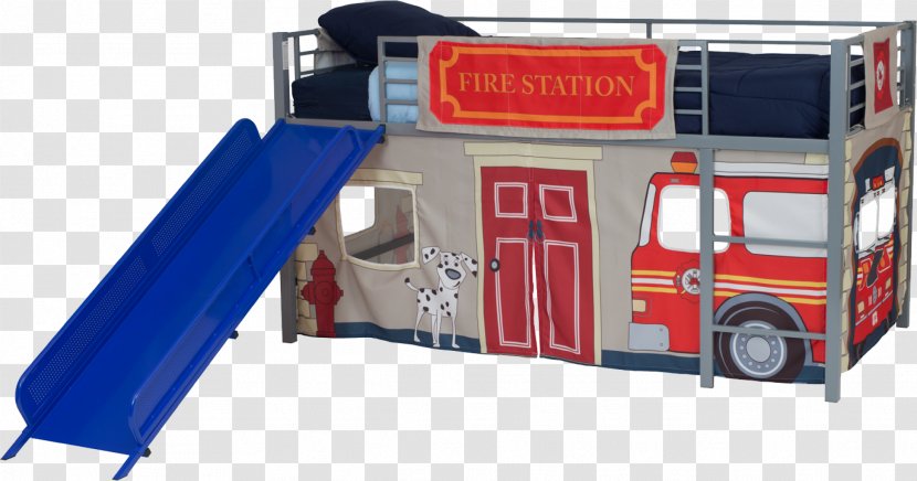 Bunk Bed Fire Engine Toddler Station - Furniture - Juvenile Run It Transparent PNG