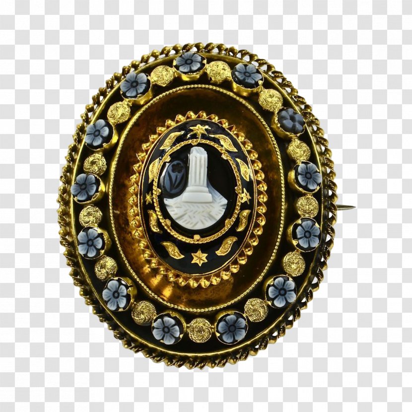 Jewellery Gold Brooch Locket Metal - Gemstone Transparent PNG