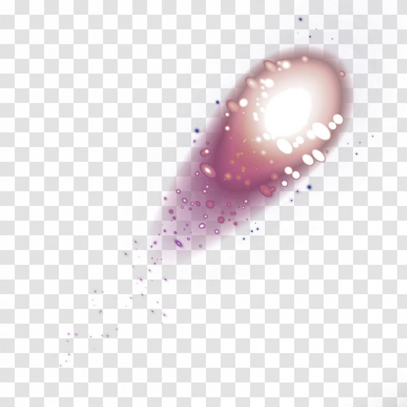 Light Flame Meteoroid - Meteor - Red Simple Effect Element Transparent PNG