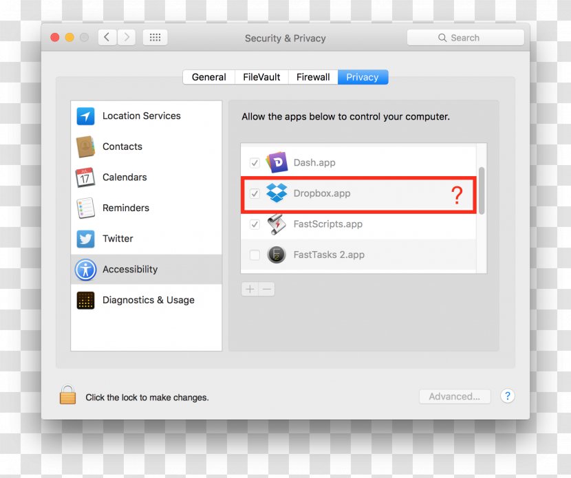 MacOS Dropbox User Interface - Software Transparent PNG