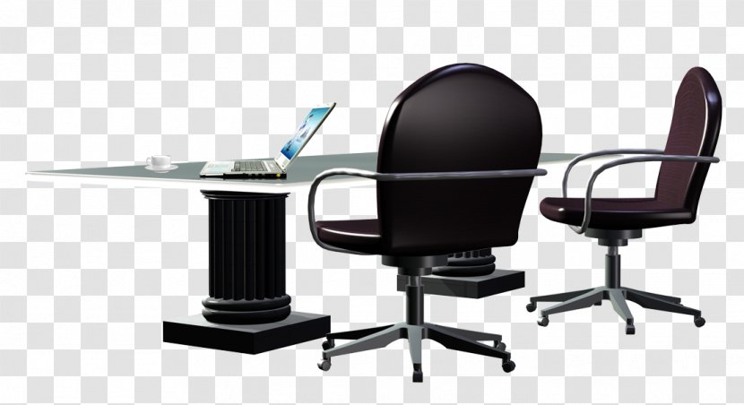 Table Desk Furniture Office Meeting - Conference Free To Pull The Material Transparent PNG