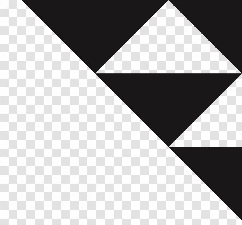 Triangle Brand Pattern - Black Transparent PNG