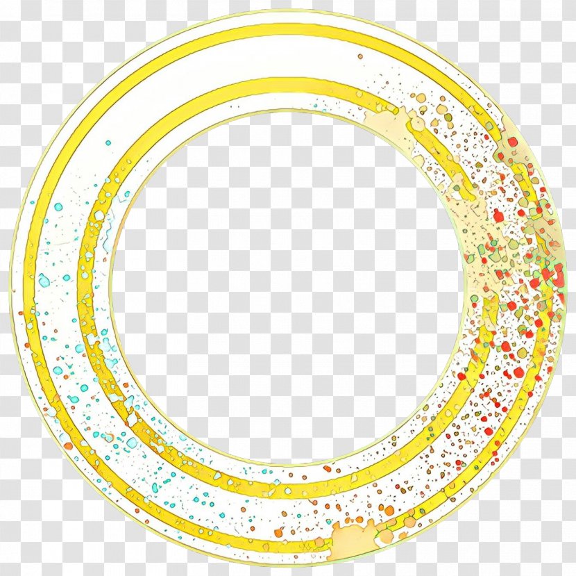 Yellow Dishware Circle Plate Tableware - Dinnerware Set Serveware Transparent PNG