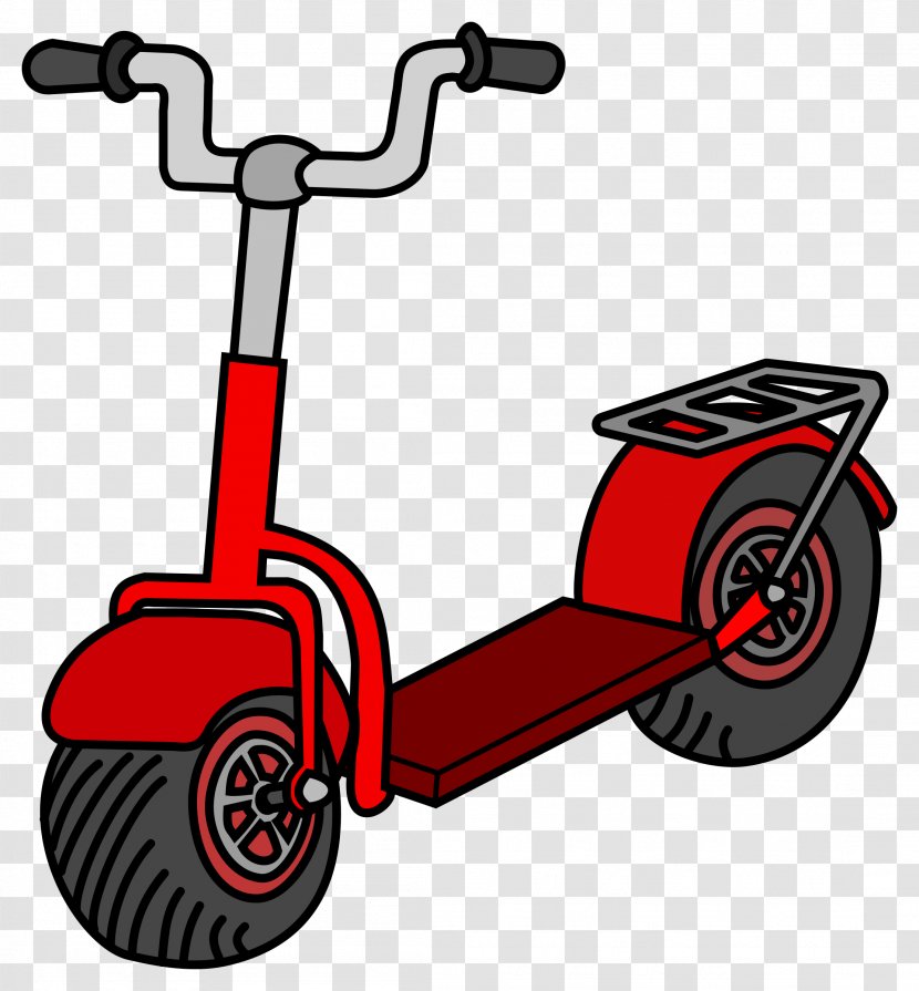 Kick Scooter Motorcycle Clip Art Transparent PNG