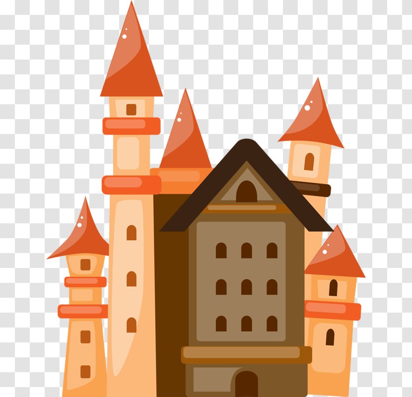 Castle Building Cartoon Architecture Transparent PNG