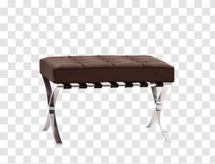 Table Barcelona Pavilion Chair 1929 International Exposition Foot Rests - Bench Transparent PNG