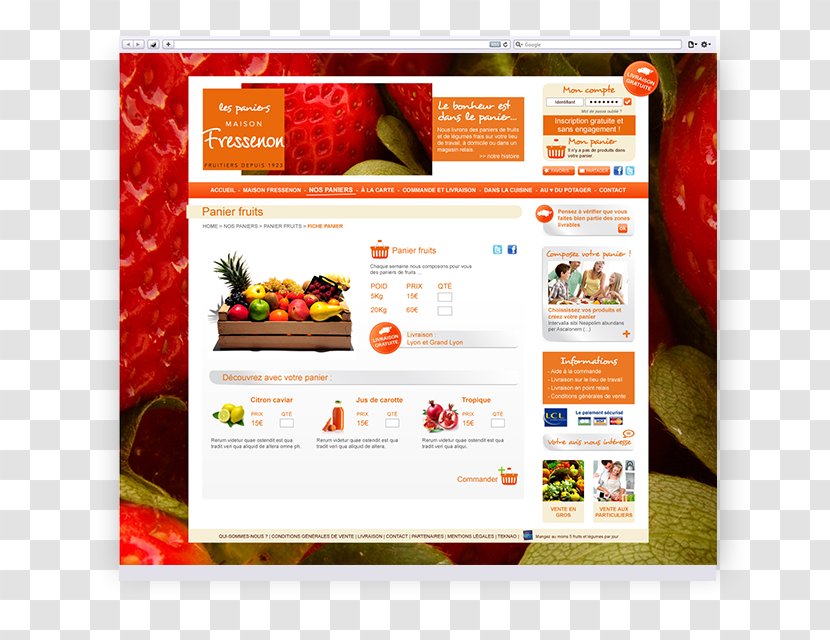 Display Advertising Web Page - Brand - Panier Commerce Transparent PNG